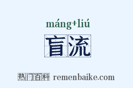 盲流是什么意思的图片
